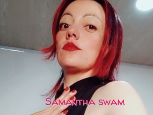 Samantha_swam